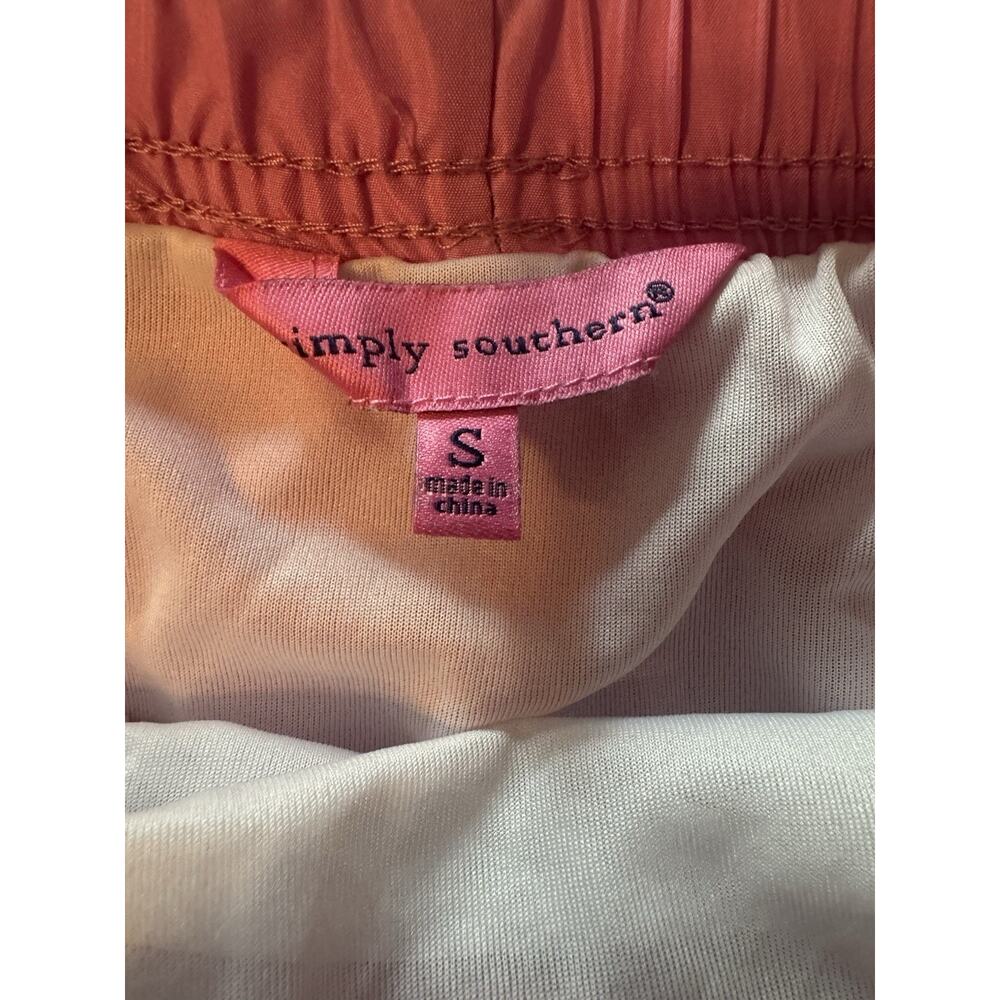 Simply Southern Womens Shorts Lot 2 Small Athletic Ruffle Running Pink Blue - Picture 3 of 9